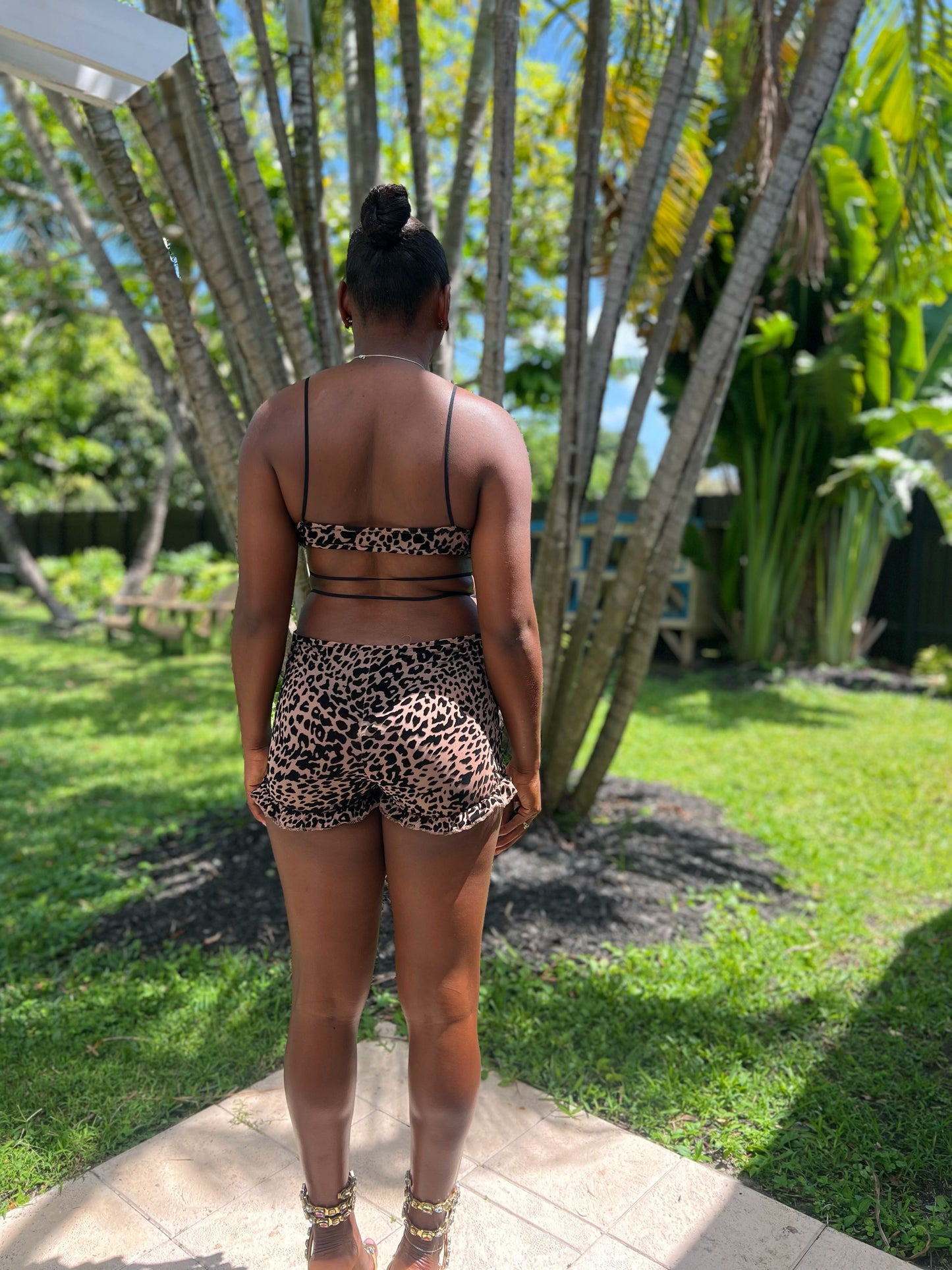 Cheetah Romper